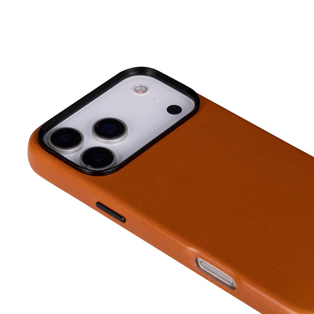 Prestige iPhone 17 Pro Max Full Grain Hakiki Deri Kılıf, MagSafe Uyumlu, Premium Koruma, El Yapımı