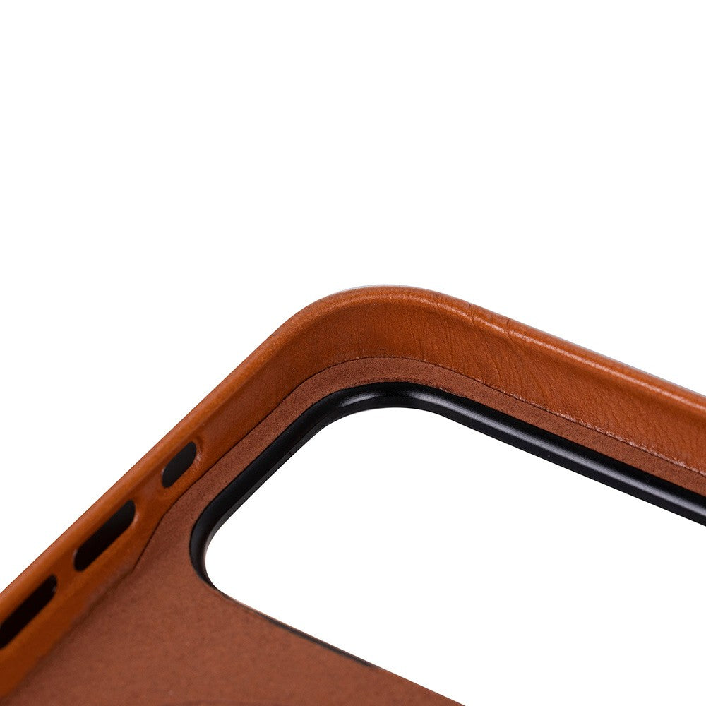 Prestige iPhone 17 Pro Max Full Grain Hakiki Deri Kılıf, MagSafe Uyumlu, Premium Koruma, El Yapımı