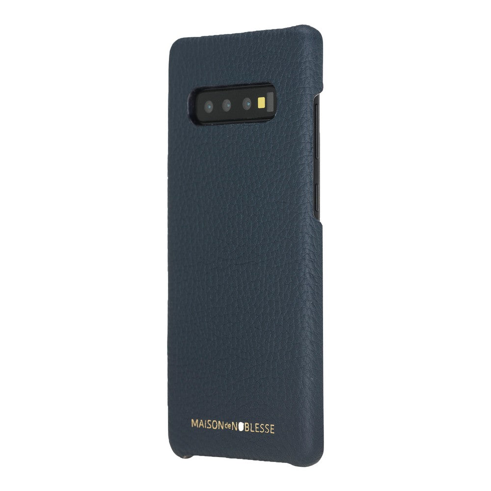 Samsung Galaxy S10 Uyumlu Deri Arka Kapak MN-UJ ERC6 Lacivert