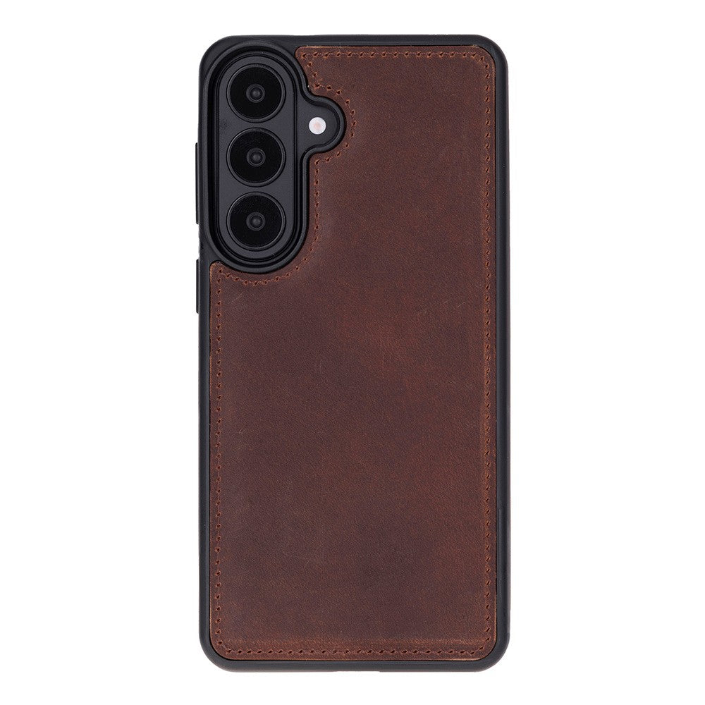 Samsung Galaxy S26 Plus Uyumlu Manyetik Hakiki Deri Cüzdan Kılıf ,Cüzdan Taşımaya Son, Kredi Kart Yuvalı, RFID Güvenlik