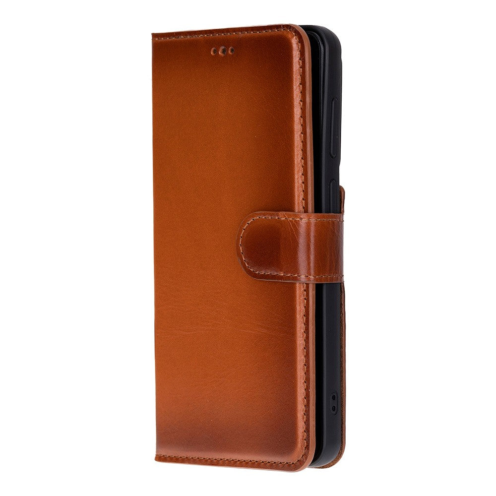 Samsung Galaxy S26 Plus Uyumlu Manyetik Hakiki Deri Cüzdan Kılıf ,Cüzdan Taşımaya Son, Kredi Kart Yuvalı, RFID Güvenlik