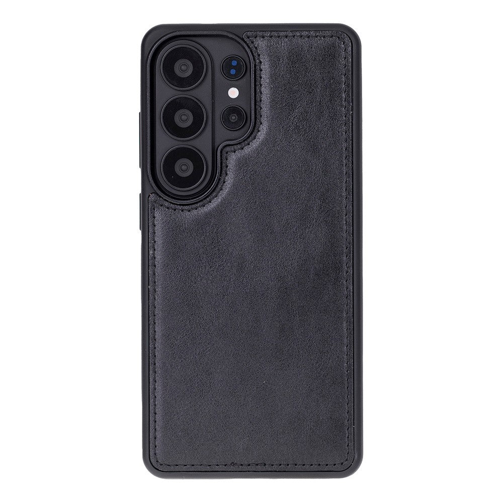 Samsung Galaxy S26 Ultra Uyumlu Manyetik Hakiki Deri Cüzdan Kılıf ,Cüzdan Taşımaya Son, Kredi Kart Yuvalı, RFID Güvenlik