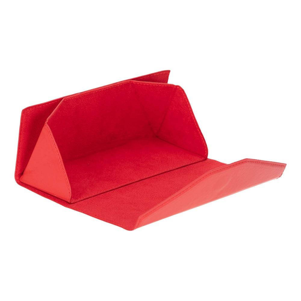 Smart Glass Hakiki Deri, El Yapımı Gözlük Kılıfı, H103 Kiraz Çiçeği