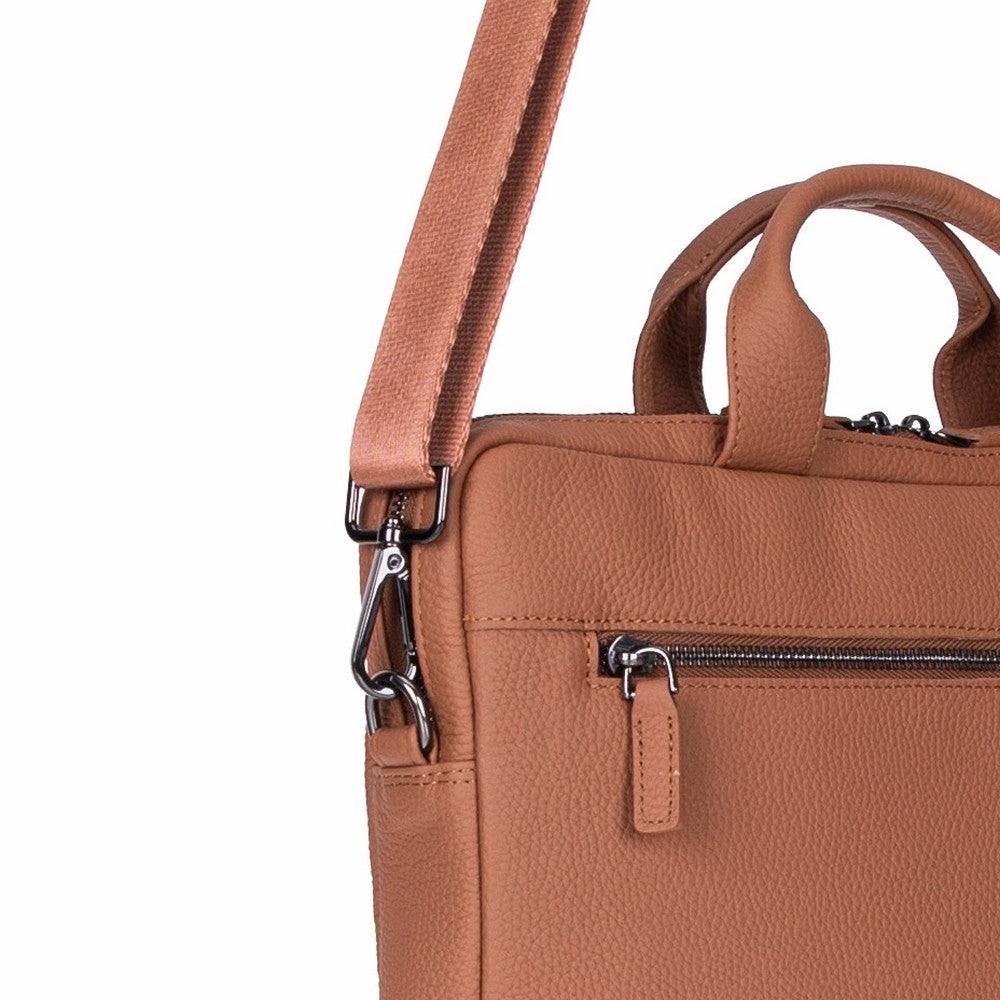 Truro Hakiki Deri Laptop Çantası 16", Seyahat Uyumlu Evrak Çantası