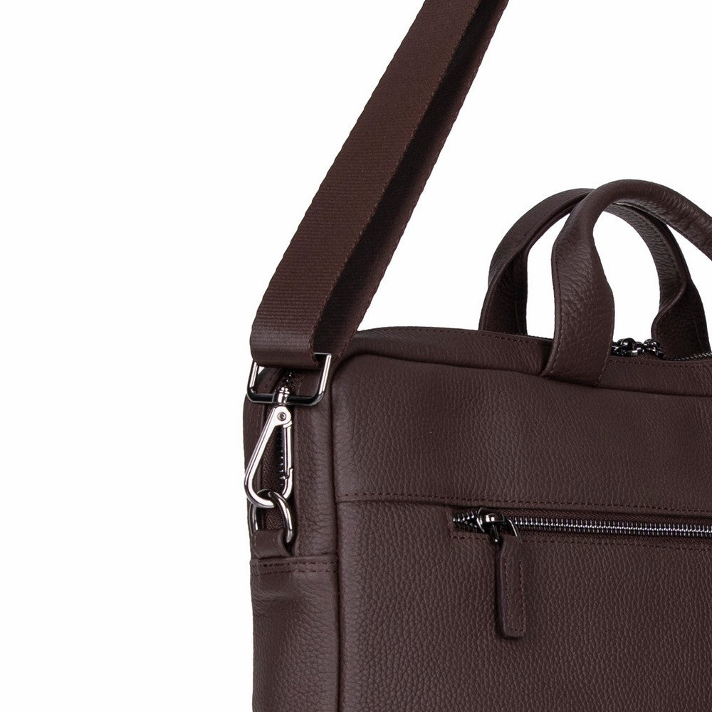 Truro Hakiki Deri Laptop Çantası 16", Seyahat Uyumlu Evrak Çantası