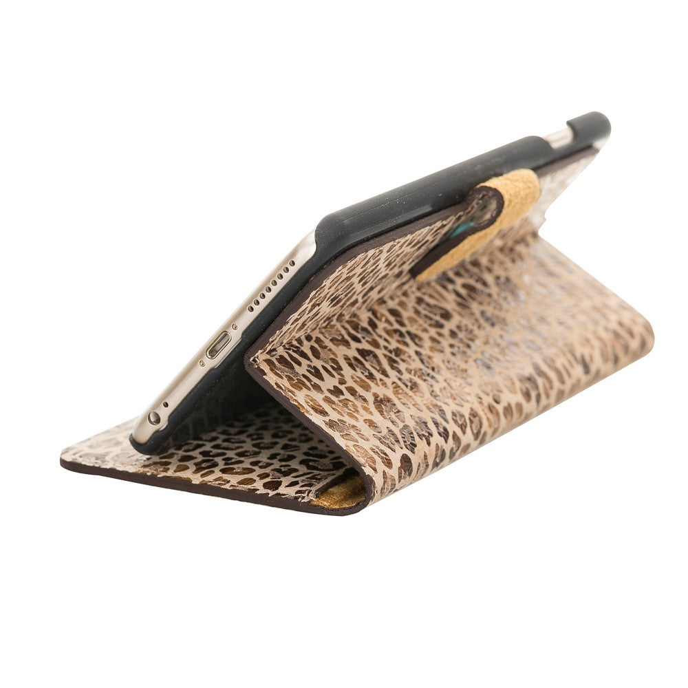 Apple iPhone 6-6s Uyumlu Deri Cüzdanlı Kılıf WC Y8